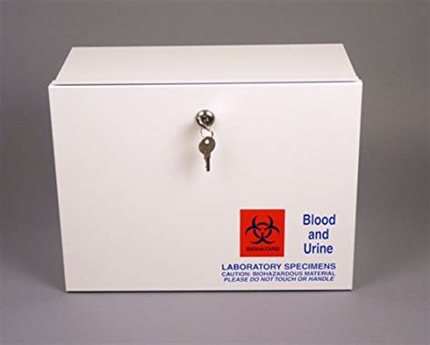 specimen lock box x-large metal|specimen drop box.